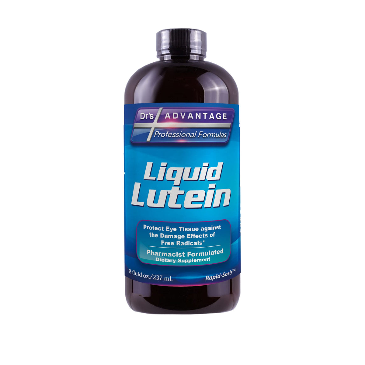 Dr's Advantage Liquid Lutein bottle for easy daily eye health support.