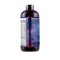 Drs Advantage Liquid Mega Multivitamins 32oz dispensing cup enables accurate dosing.