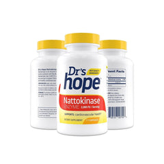 Dr’s Hope nattokinase 9-month supply box ready for shelf.