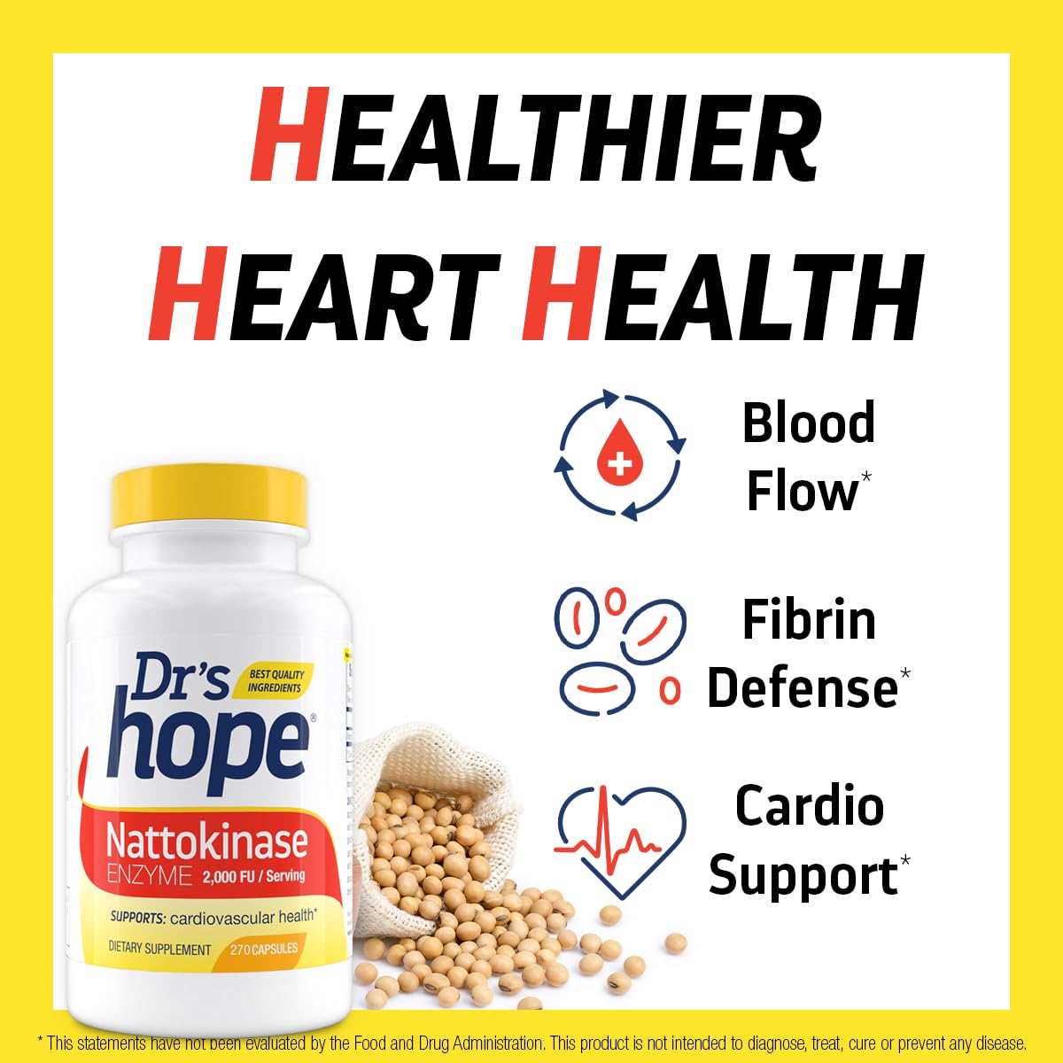 Dr’s Hope nattokinase product made in USA stamp on bottle.