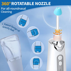 DR.SHARK five-pressure-modes dial illustrating personalized rinsing for comfort.