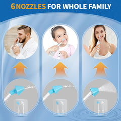 DR.SHARK six nozzles suitable for all family members and shared use.