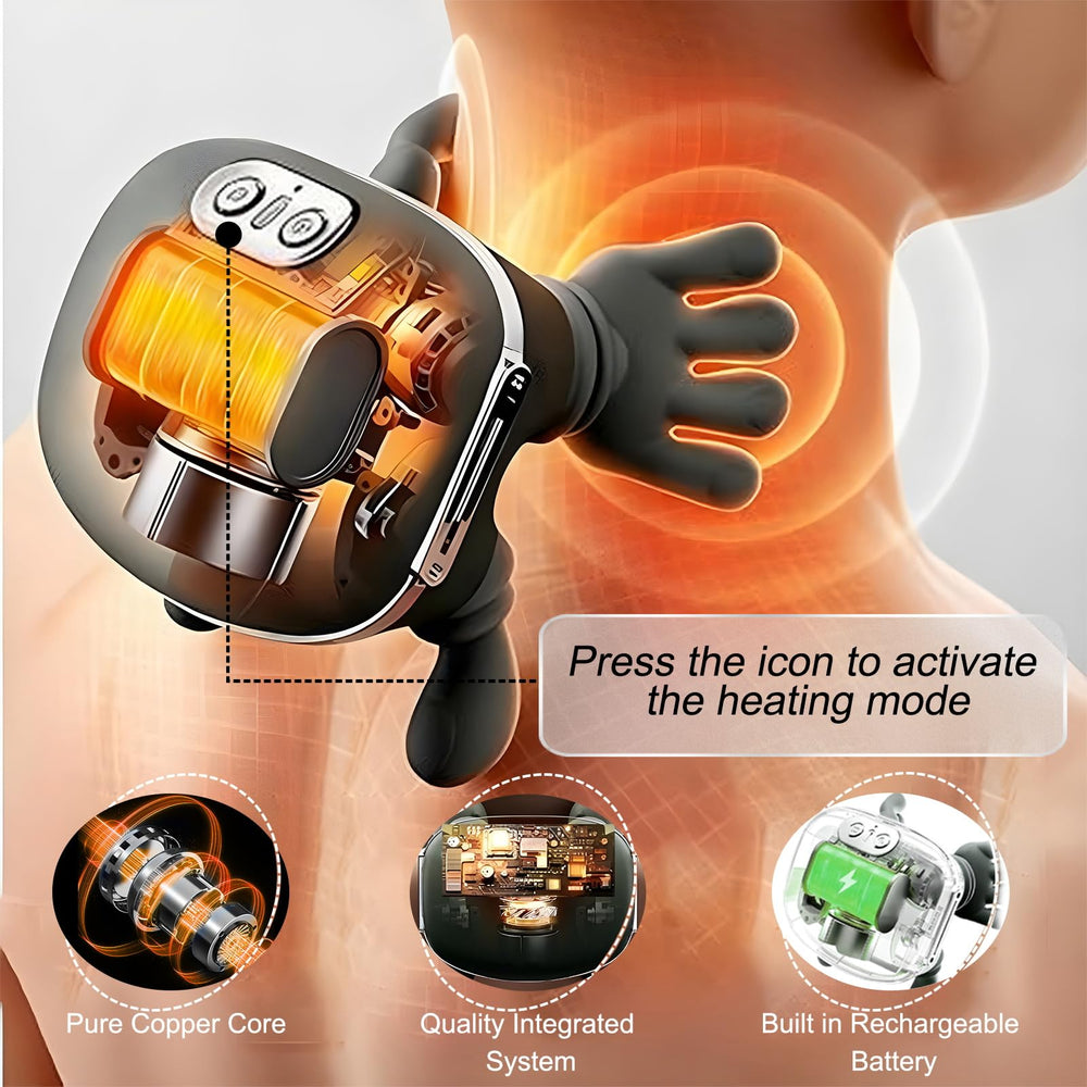 DrVibro portable massager ideal for travel and on-the-go relief.