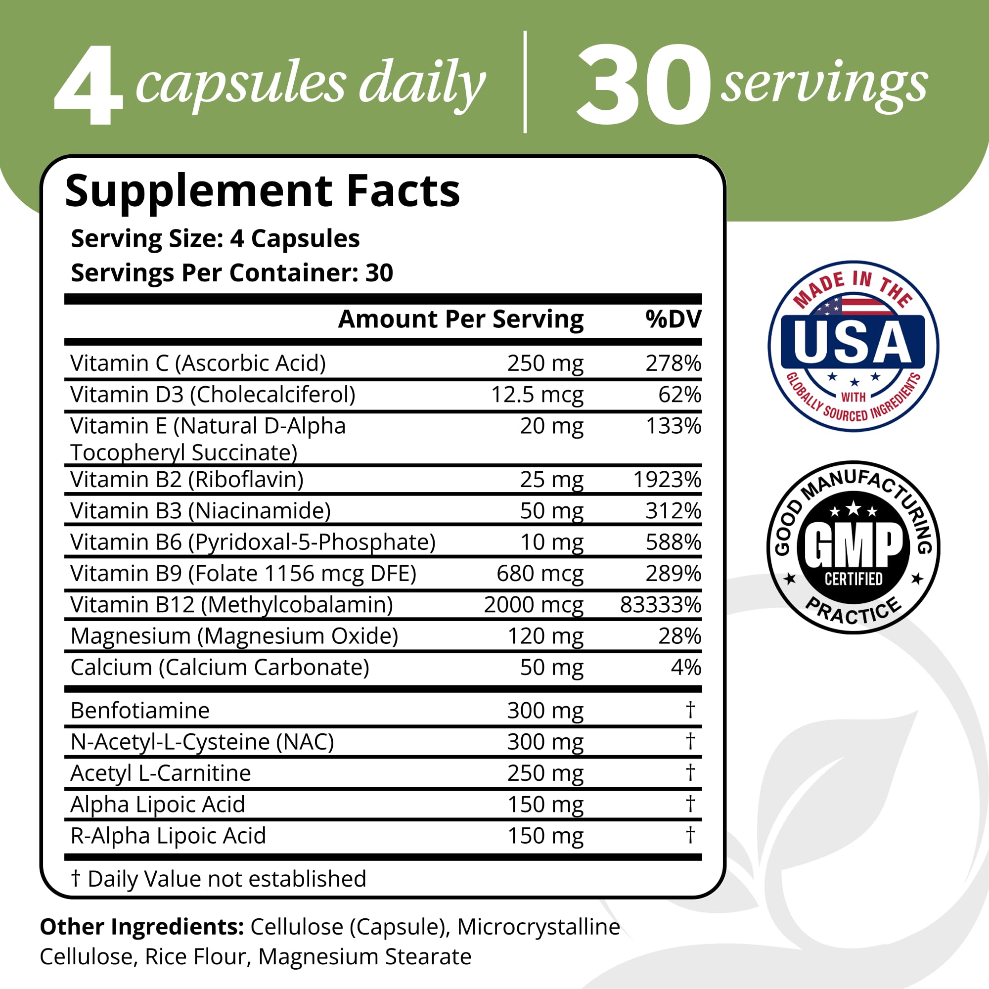 DrVmd Nerve Control capsules arranged for easy daily use.