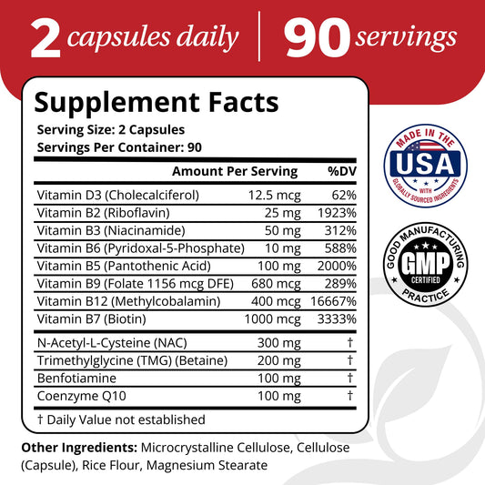 DrVmd Vascular Control bottle label highlighting key ingredients for vascular health