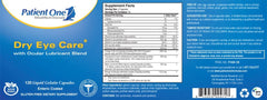 Dry Eye Care capsules close-up — rich in fatty acids for eye health