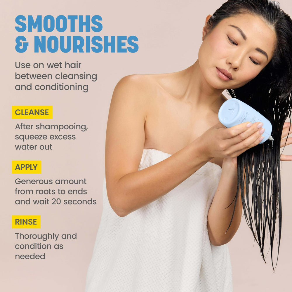 Drybar Liquid Glass Neroli Oil adds a high-shine topcoat for instant gloss