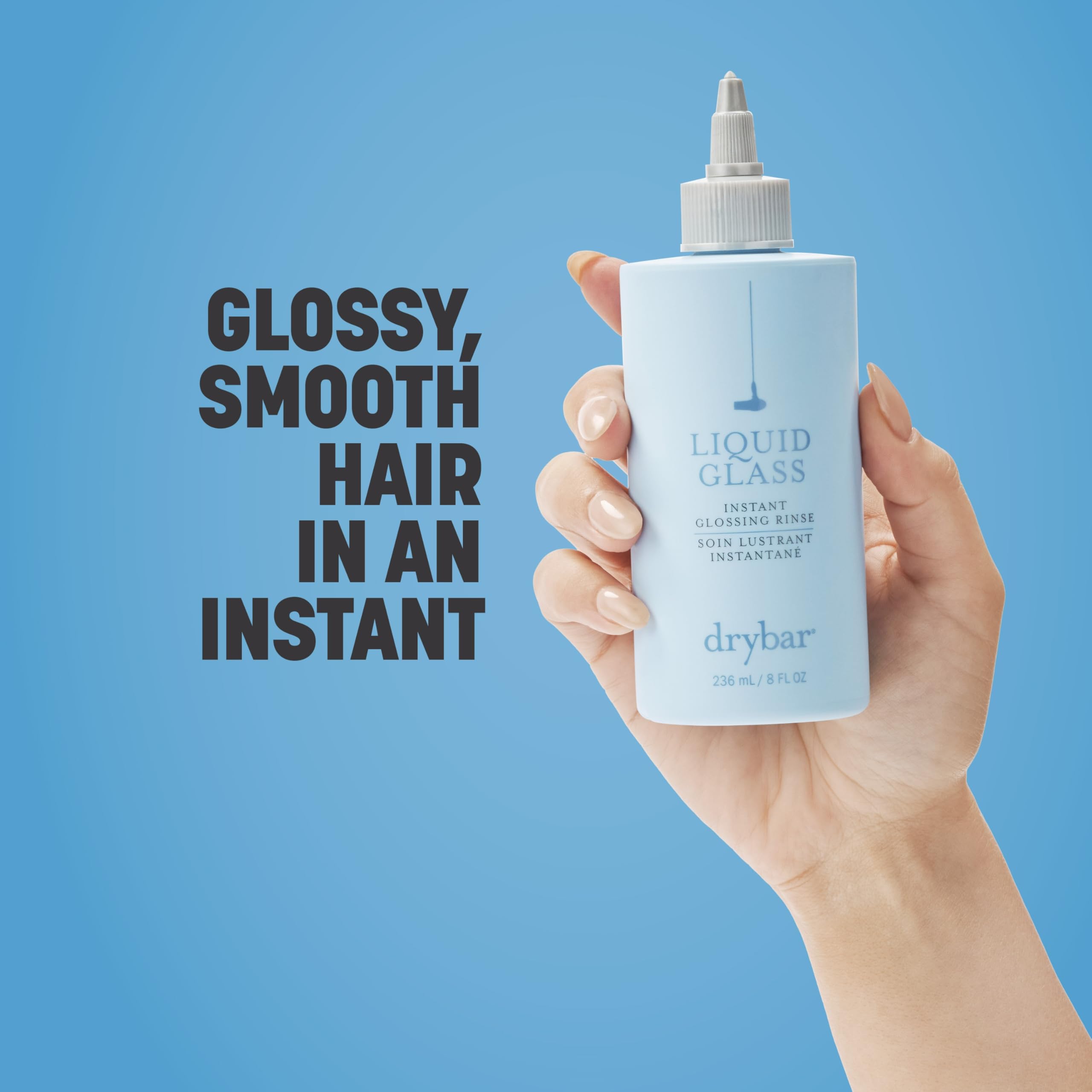 Drybar Liquid Glass smooths hair in just 10 seconds for effortless style