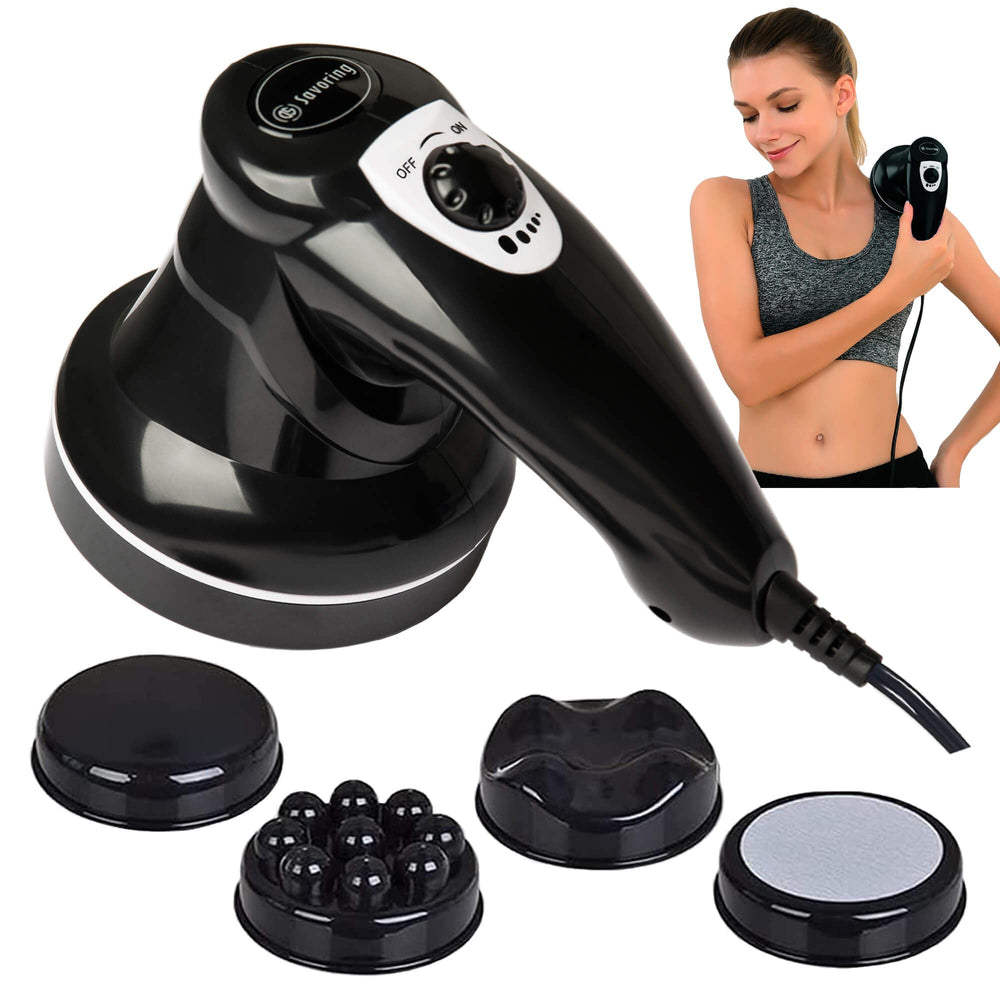 DS SAVORING body sculpting device in full view for cellulite massage and lymphatic support.