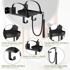 DUDUXI CPAP accessories storage keeps masks and tubing neatly stored.