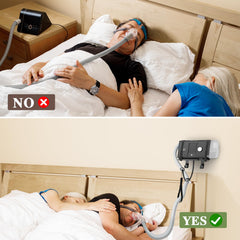 DUDUXI CPAP bedside organizer in use to simplify sleep space