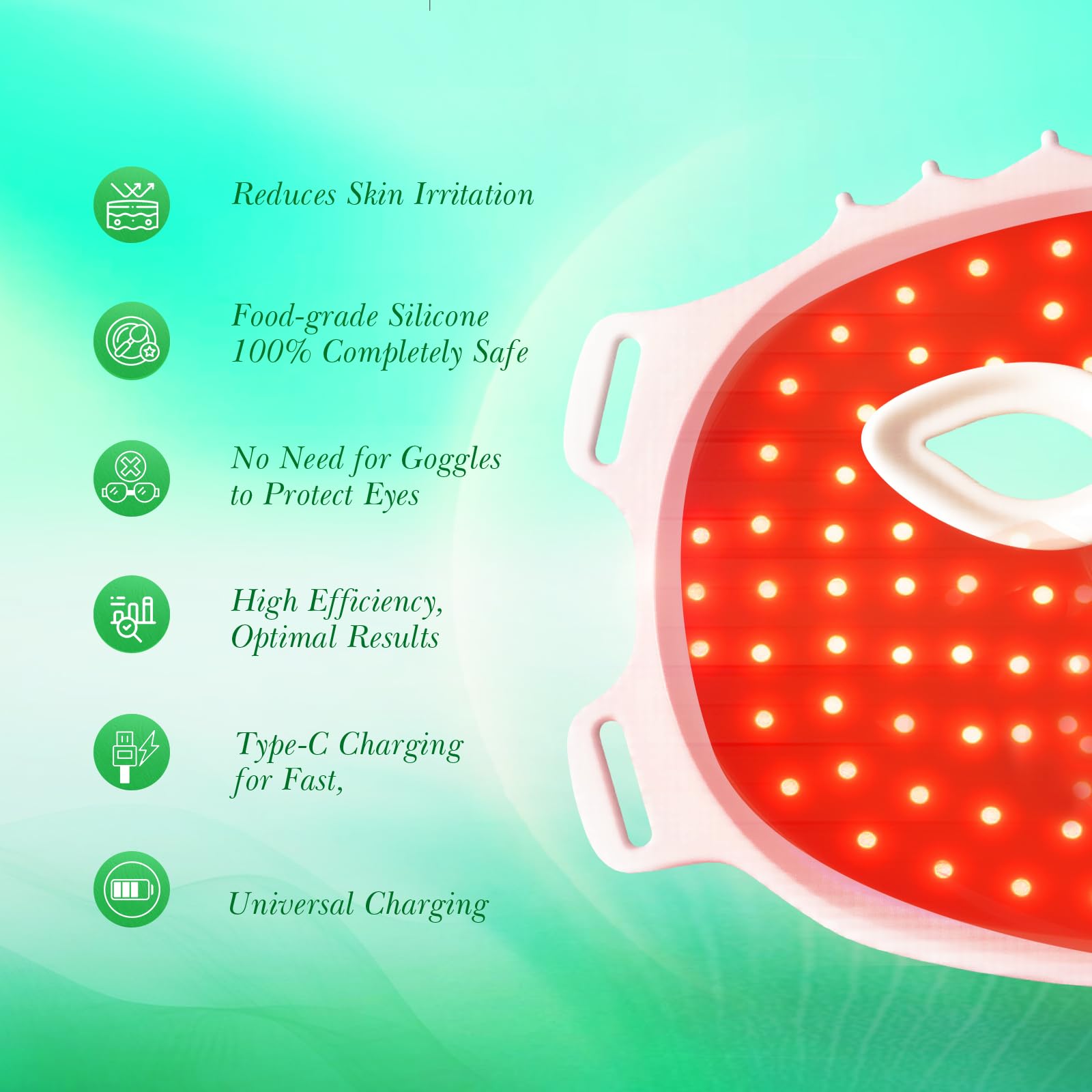 Duevie remote control enables wireless, convenient skincare sessions.