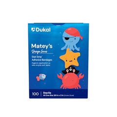 Matey's bandages close-up shows absorbent non-adherent pad for comfortable wear.