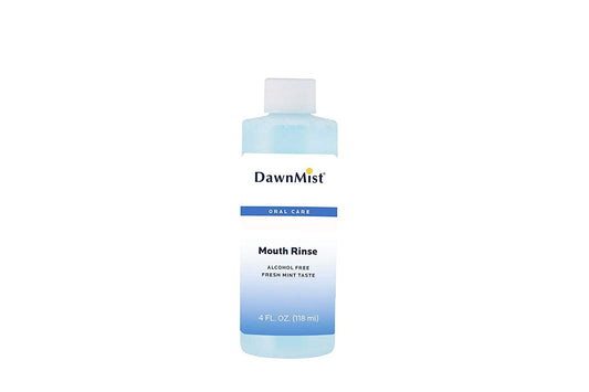 Dukal MR3350-60 Dawn Mist Mouth Rinse bottle—alcohol-free formula for refreshing breath.