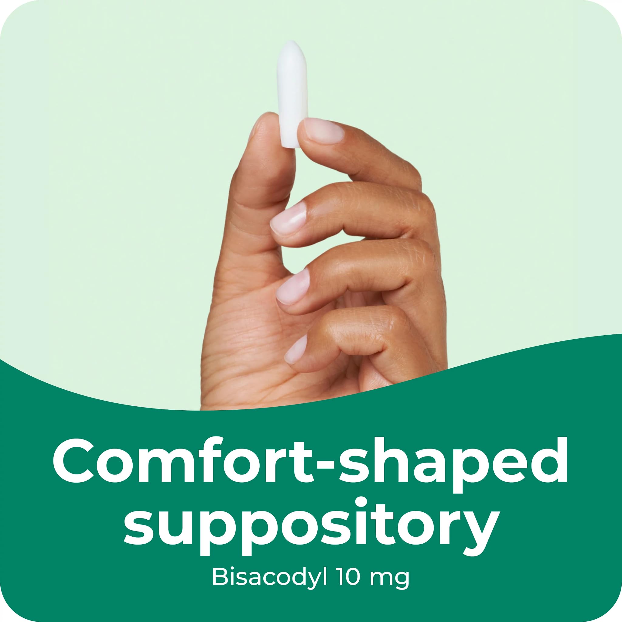 Discreet, easy-to-use suppositories designed for comfortable placement