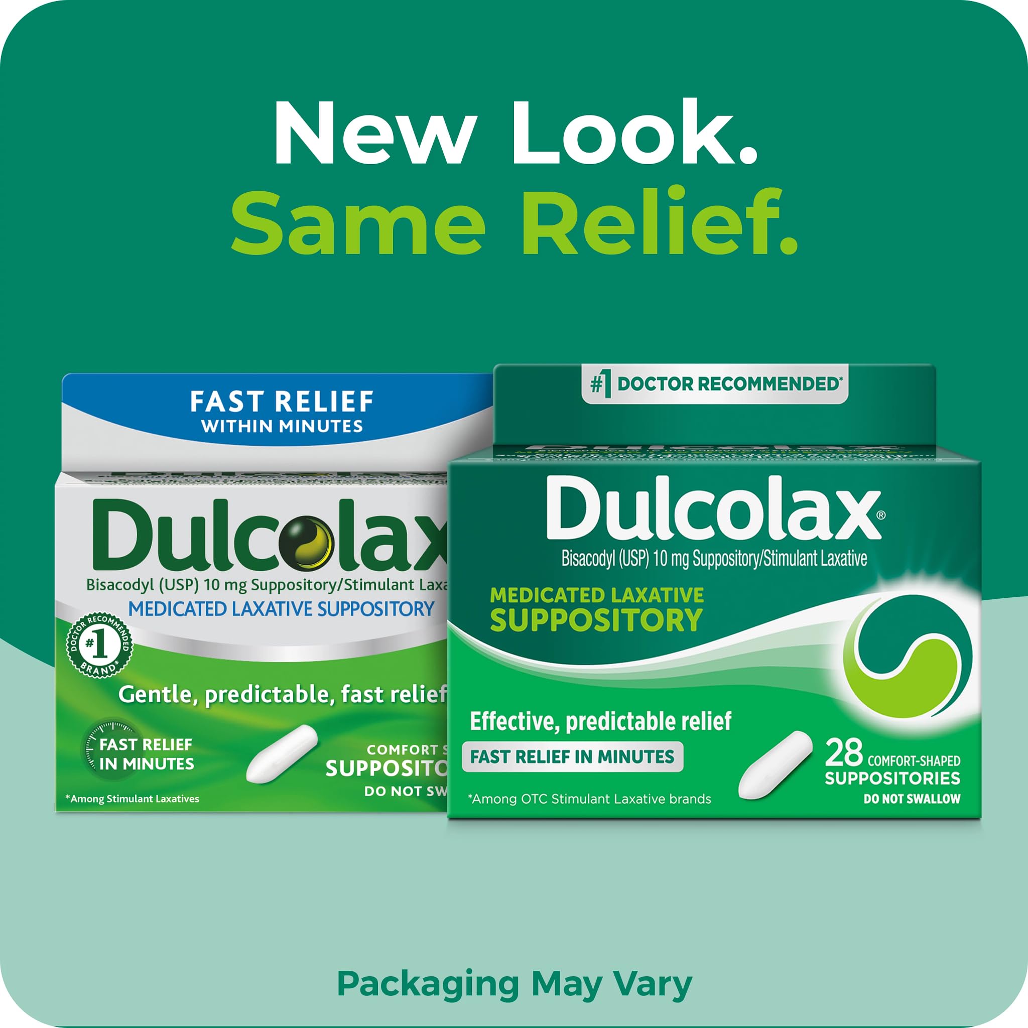 Dulcolax packaging back panel with usage notes and precautions