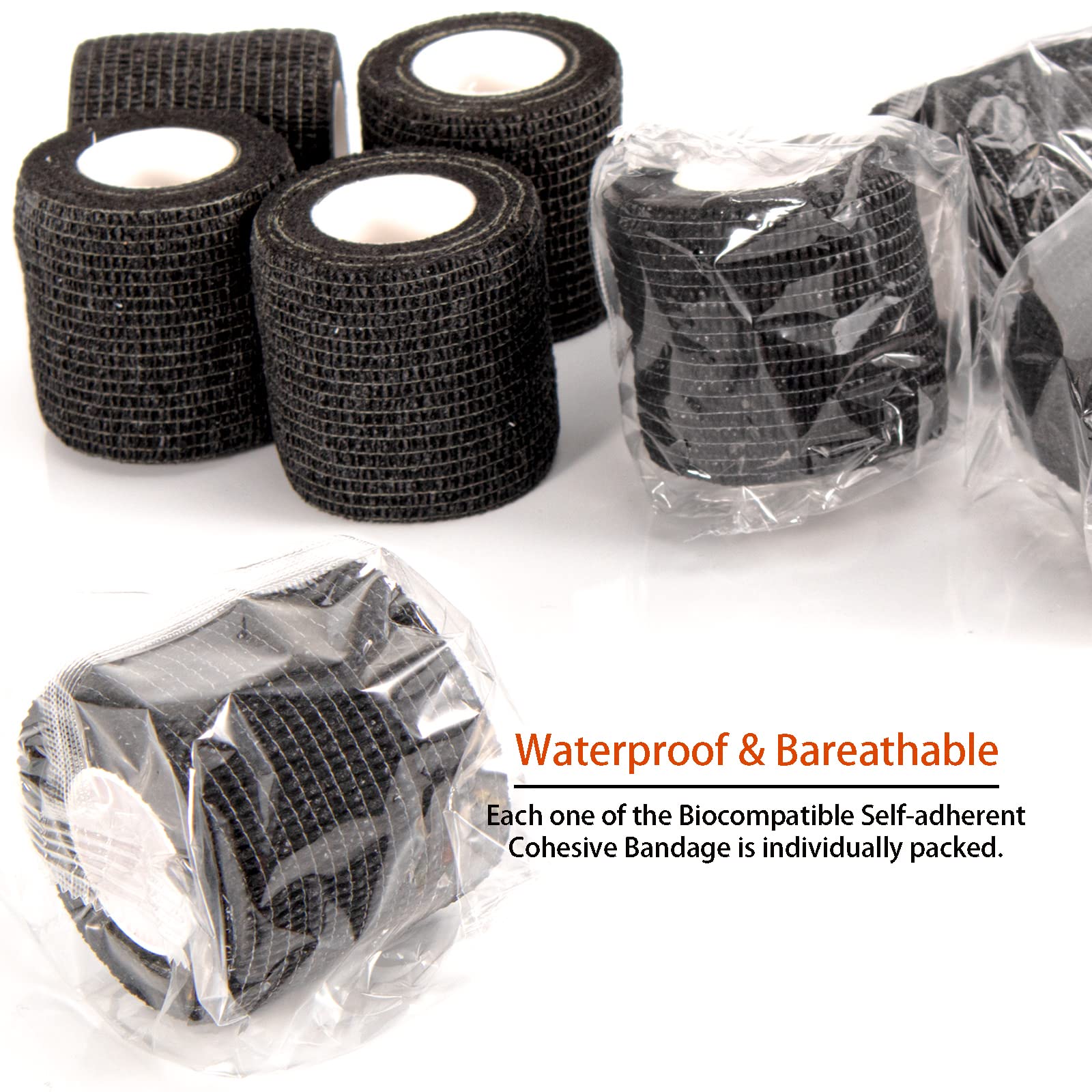 DUOQIAN breathable bandage wrap keeps skin comfortable during activity.