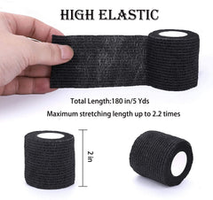 DUOQIAN cohesive bandage wrap is non-slip and easy to tear.