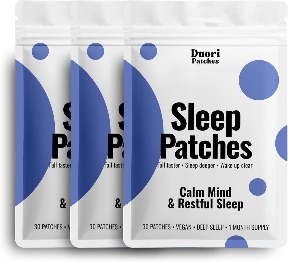 DUORI Sleep Patch close-up highlighting valerian for calmer nights