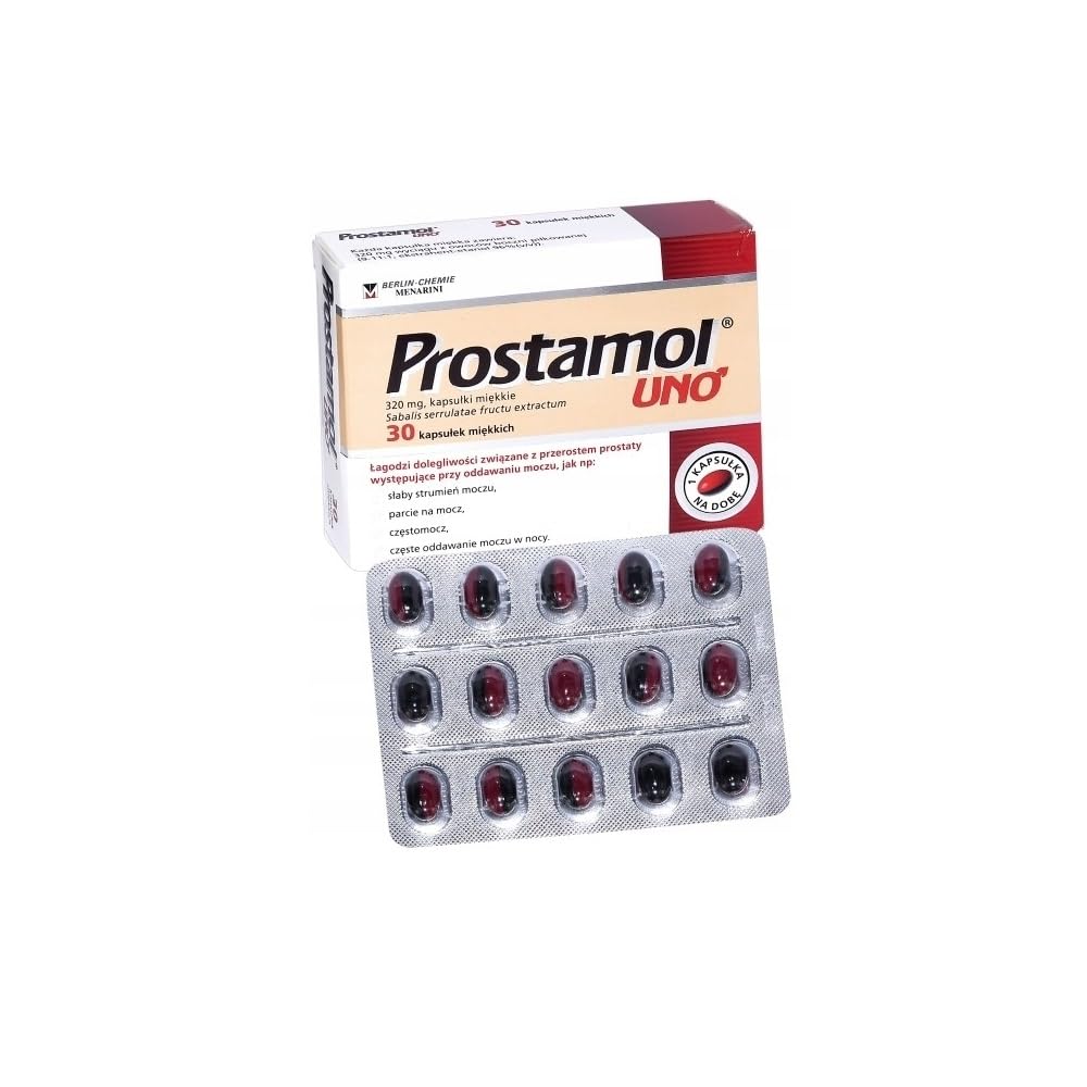 Prostamol Uno capsules ready to swallow for everyday comfort and steady routine
