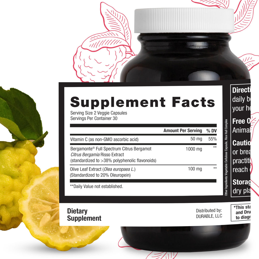 Durable Heart capsules made in USA in GMP-certified facility.