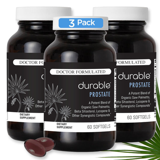 Durable Prostate USPlus saw palmetto bottle highlights urinary support possibilities