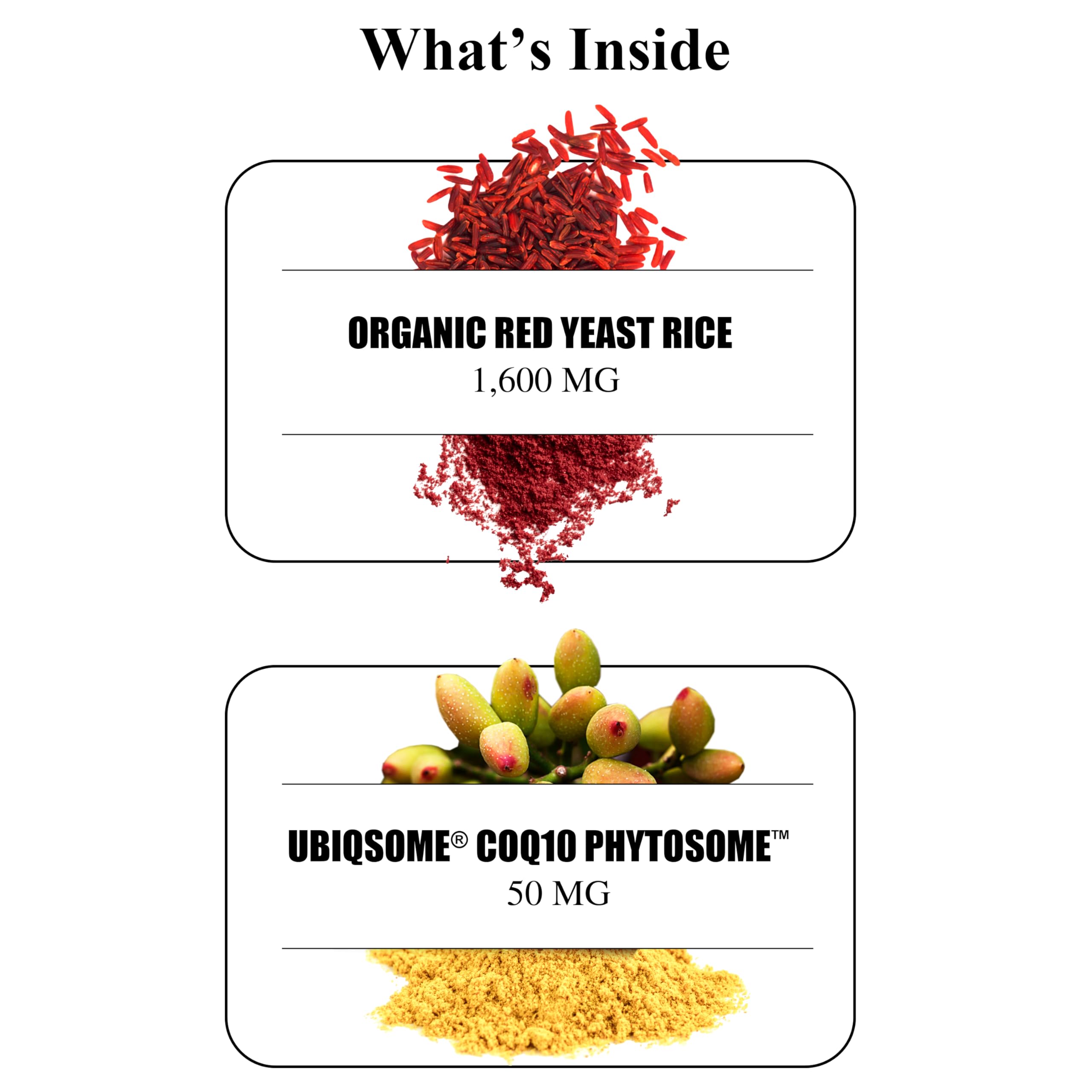 Durable Red Yeast Rice organic certification badge on the packaging.
