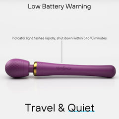 Dusfiks portable travel massager compact for gym, flights, or office