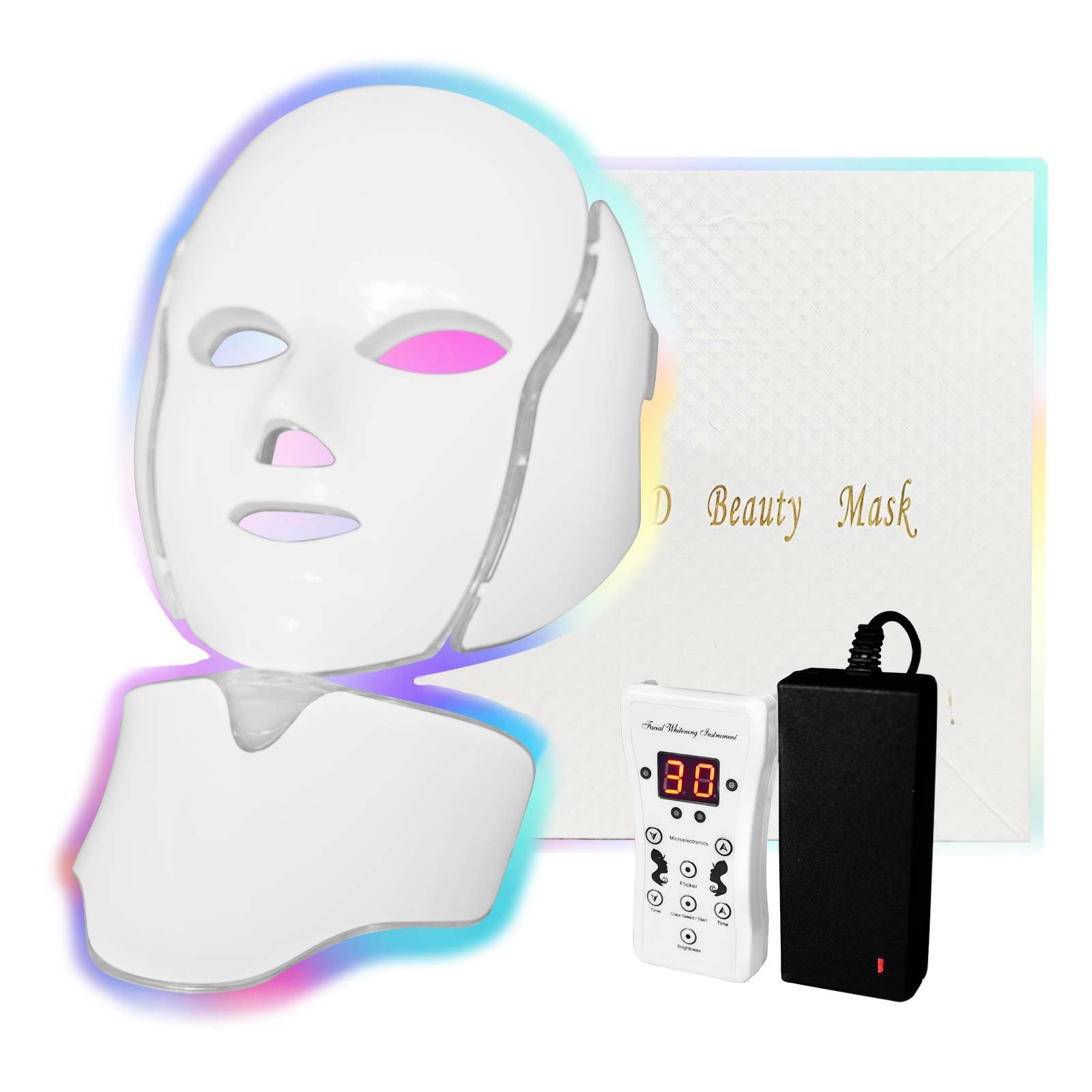 Duvie LED facial mask close-up for at-home skincare with gentle light therapy.