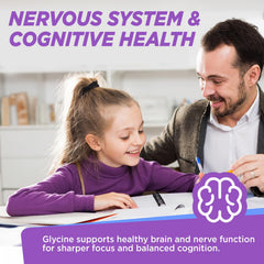 duwhot Glycine Gummies ingredients and nutrition facts close-up.