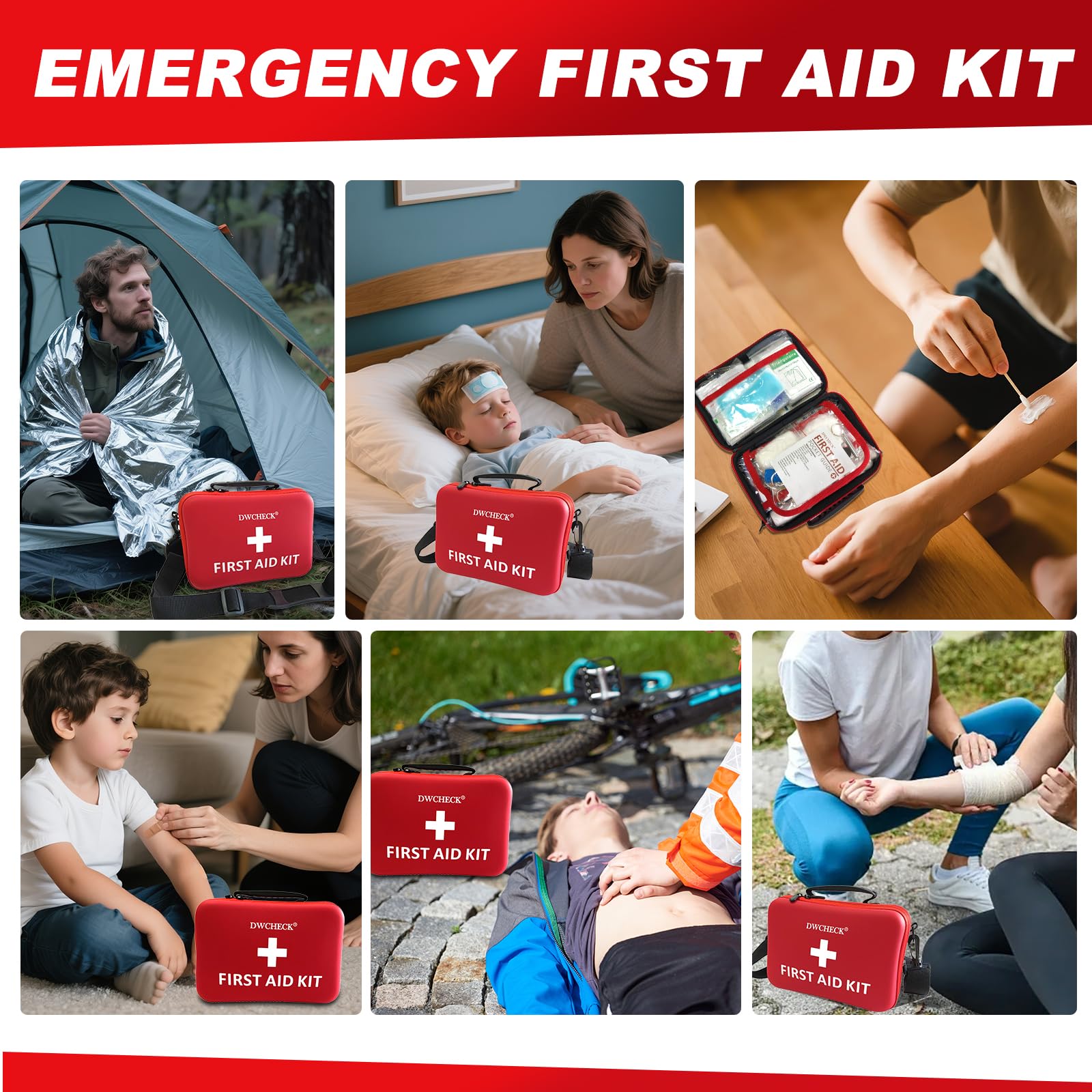 DWCHECK 426-piece kit supports peace of mind with organized safety supplies on demand.