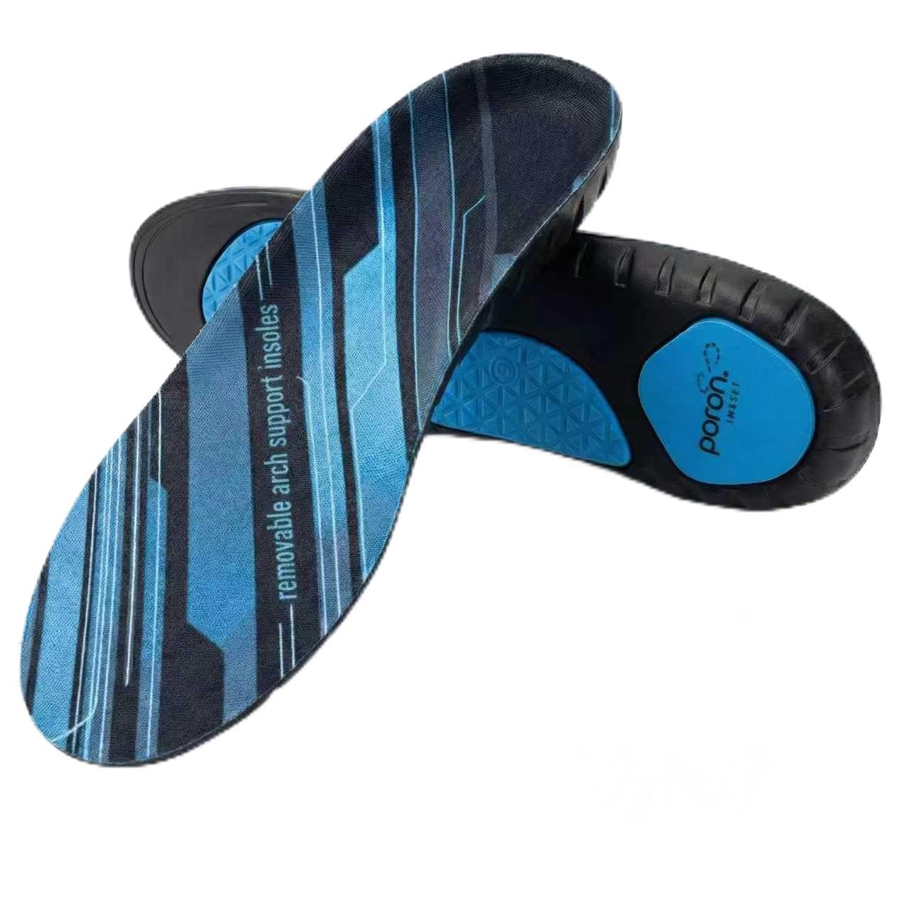 DWLCWY PORON arch-support insole with adjustable fit for flat to high arches