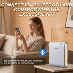 DXBDHSJK diffuser noiseless operation creates calm environments.
