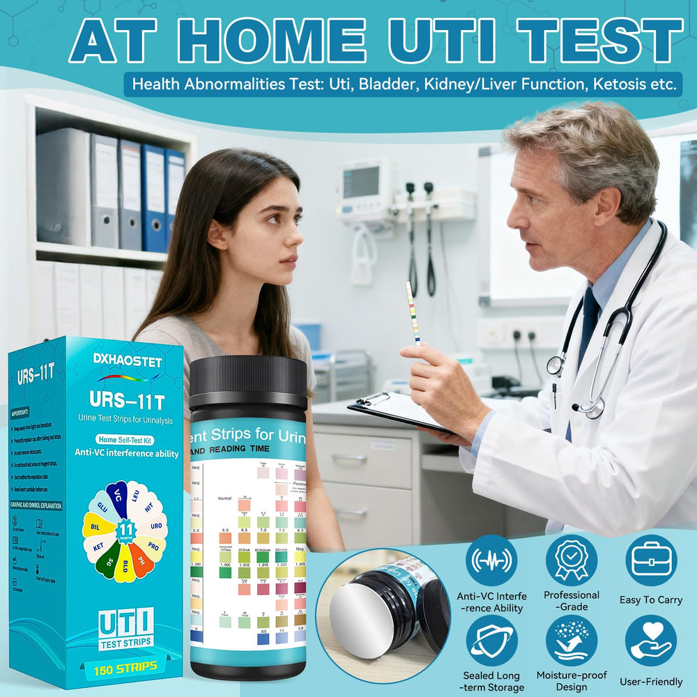 DXHAOSTET color chart assists quick interpretation during home tests