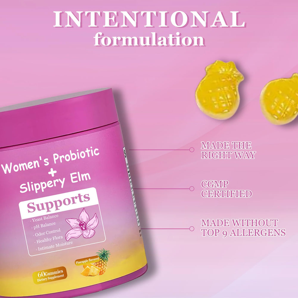 Dyale Her Juicy pineapple flavor gummies closeup with refreshing taste and routine