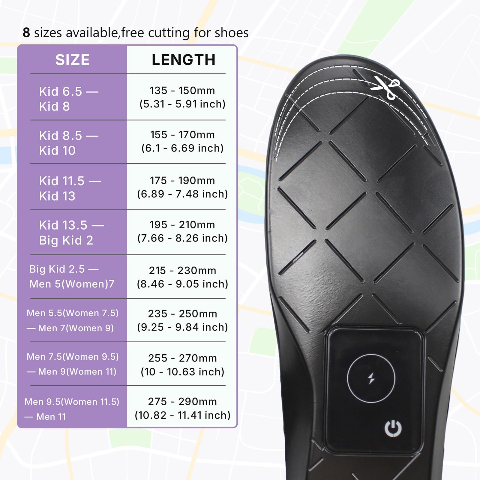 Dyeoxy Smart Insoles endure sweat and light rain for daily use.