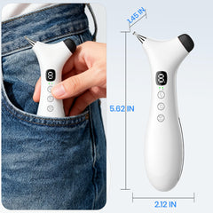 Dyhodu multi-zone tool targeting jaw, temples, neck and shoulders.