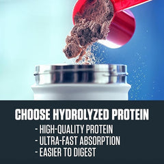 Dymatize ISO100 shake in glass illustrates quick mixing and tasty recovery drink