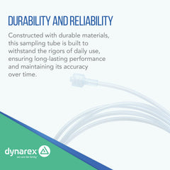 Dynarex 33083 sampling line features 3-inch diameter and 7-inch length for fitting