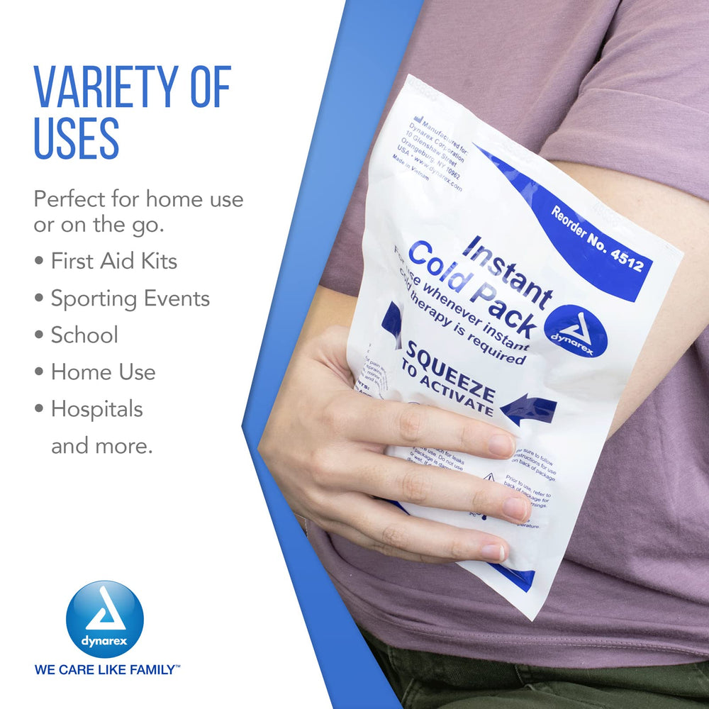 Dynarex first aid cold therapy kit for versatile cooling.