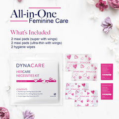 Dynarex HerCare super maxi pad with wings for reliable coverage