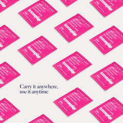 5.5-by-8 inches Dynarex HerCare wipes fit purses and gym bags.