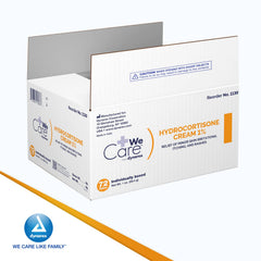 Dynarex Hydrocortisone travel-friendly tube in bag.