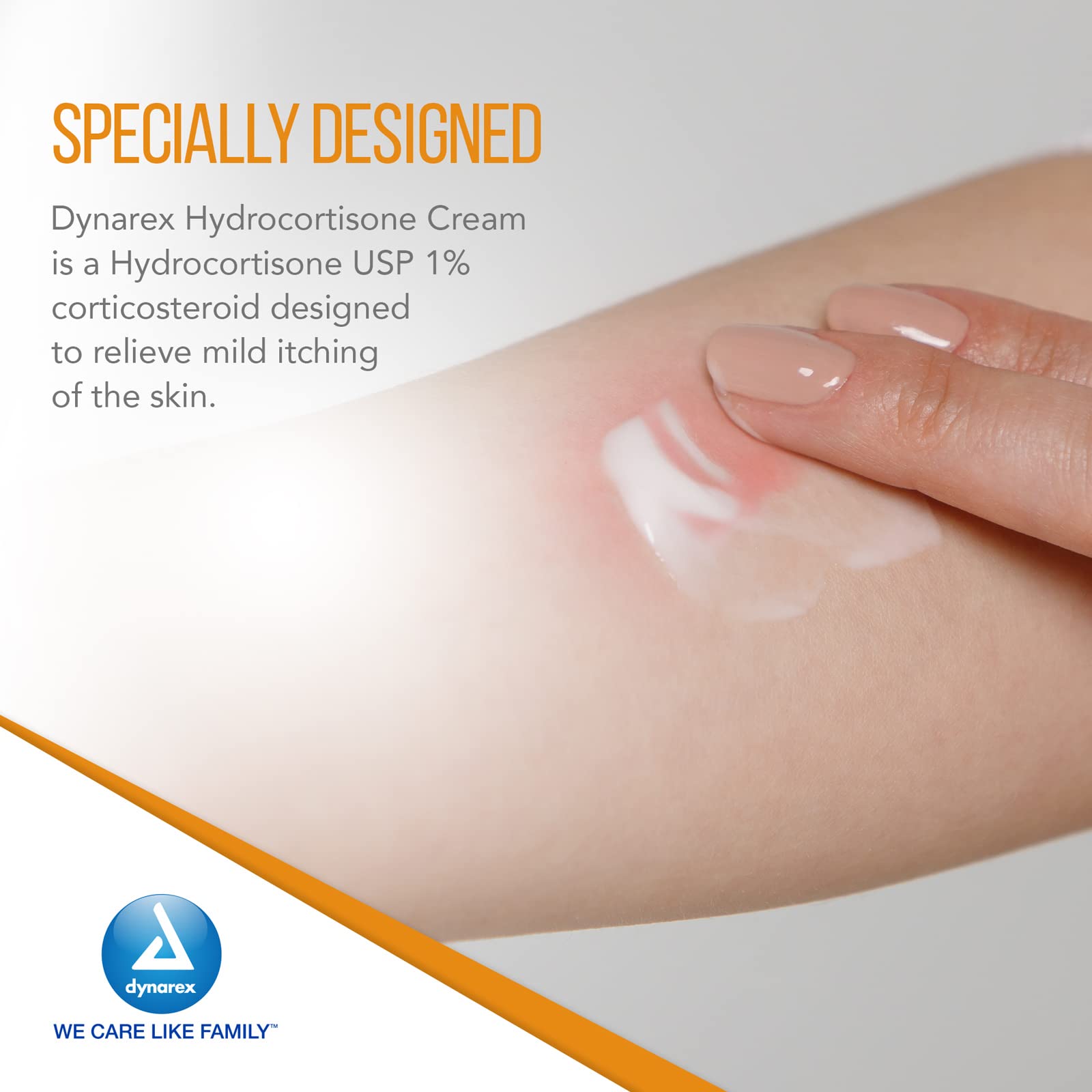 Dynarex Hydrocortisone cream tube with cap ready for use.