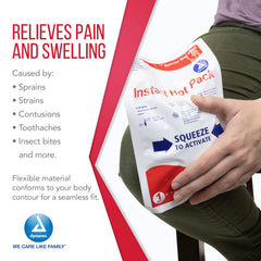 Dynarex Instant Hot Pack at sporting event for quick warmth.