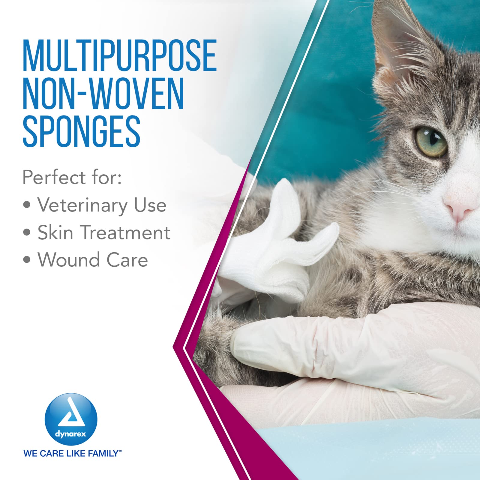 Dynarex non-woven gauze squares deliver durable performance while minimizing lint on delicate surfaces.