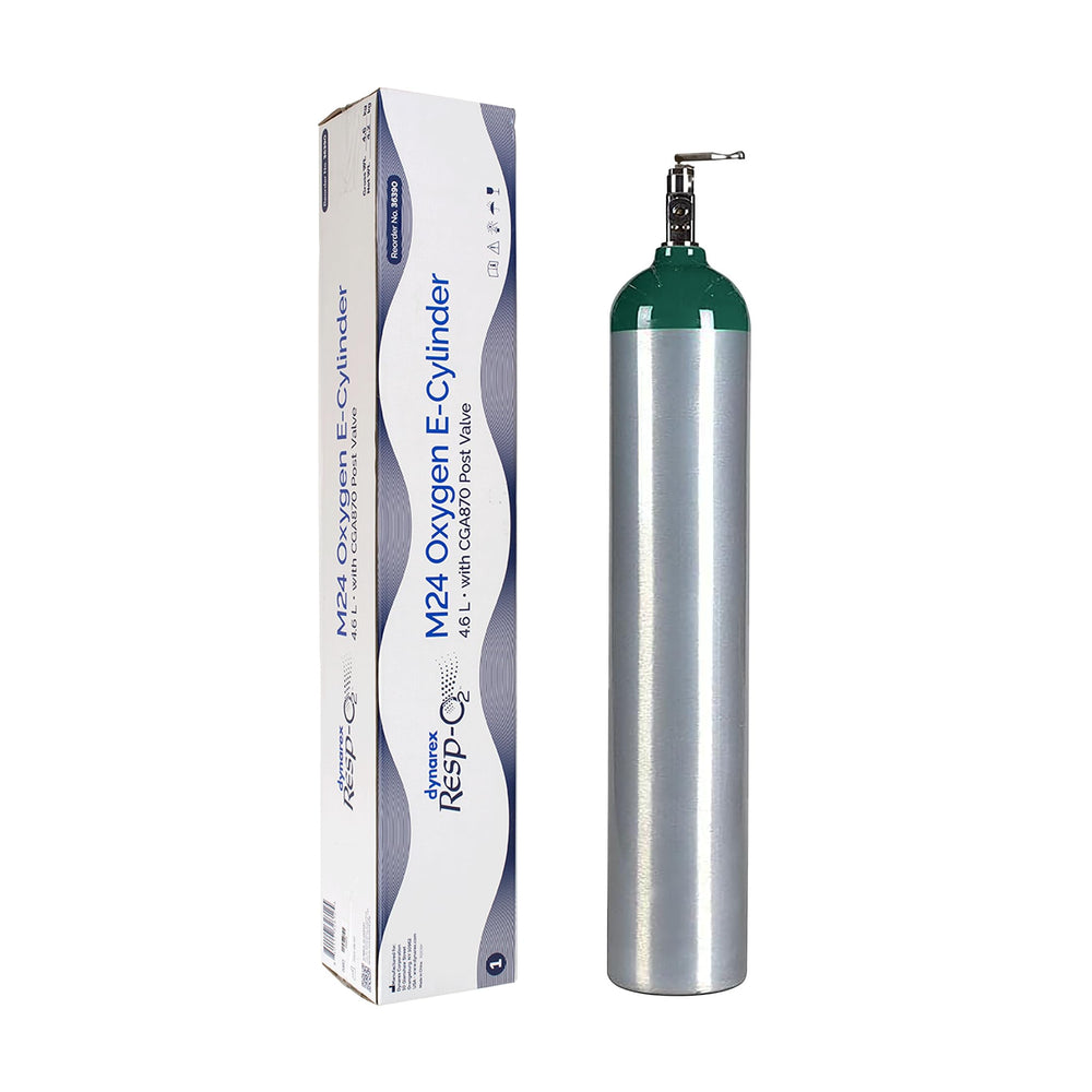 Dynarex Resp-O2 M24 cylinder lightweight design for easy portability
