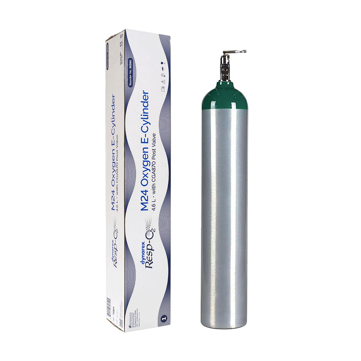 Dynarex Resp-O2 M24 cylinder lightweight design for easy portability