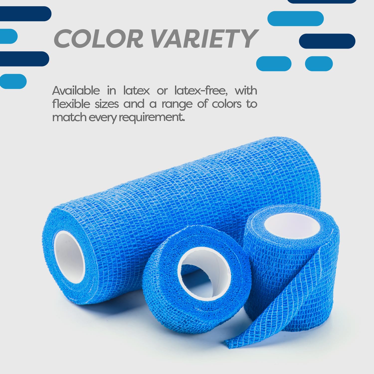 Dynarex Sensi-Wrap 5-yard length ideal for quick wrap adjustments.