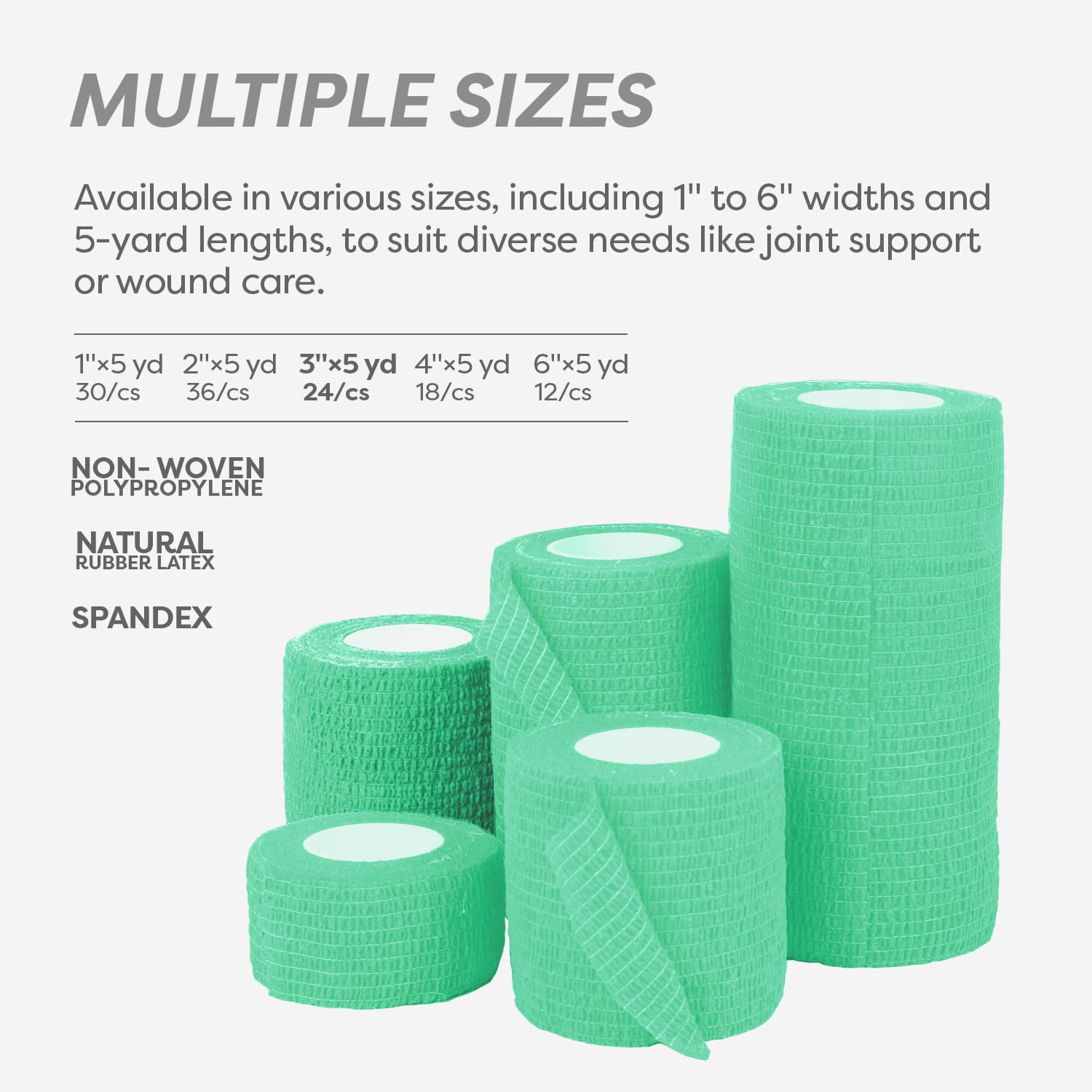 Dynarex Sensi-Wrap 5-yard roll for versatile, wrap-ready coverage.